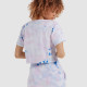 Ellesse Γυναικεία κοντομάνικη μπλούζα Alberta Tie Dye cropped Tee